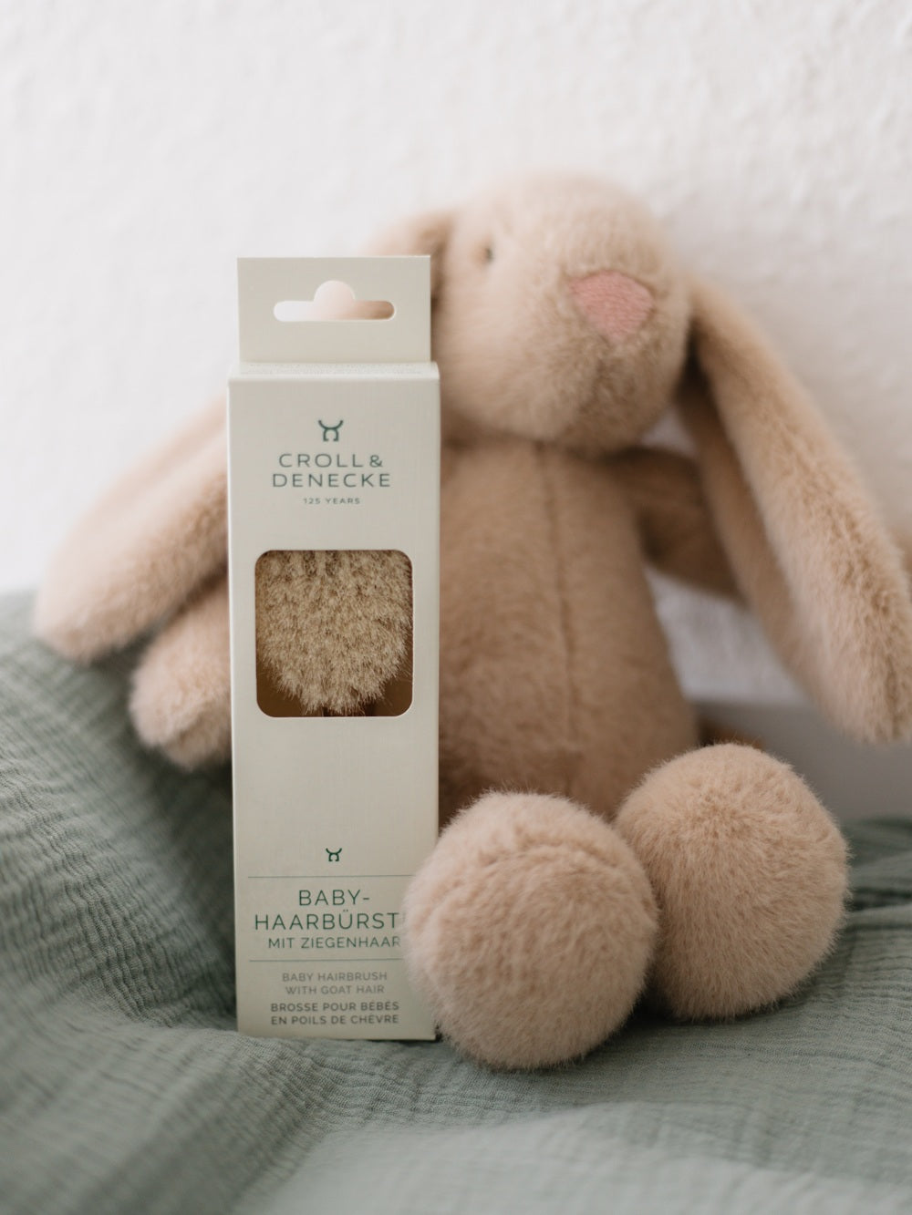 Babyhaarbürste mit Ziegenhaar, FSC® 100%