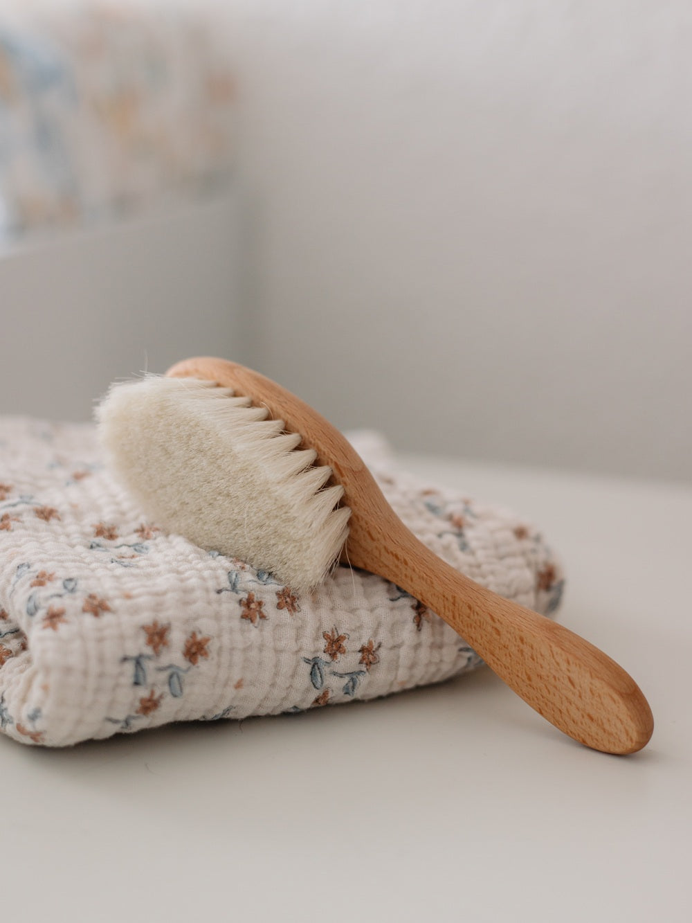 Babyhaarbürste mit Ziegenhaar, FSC® 100%