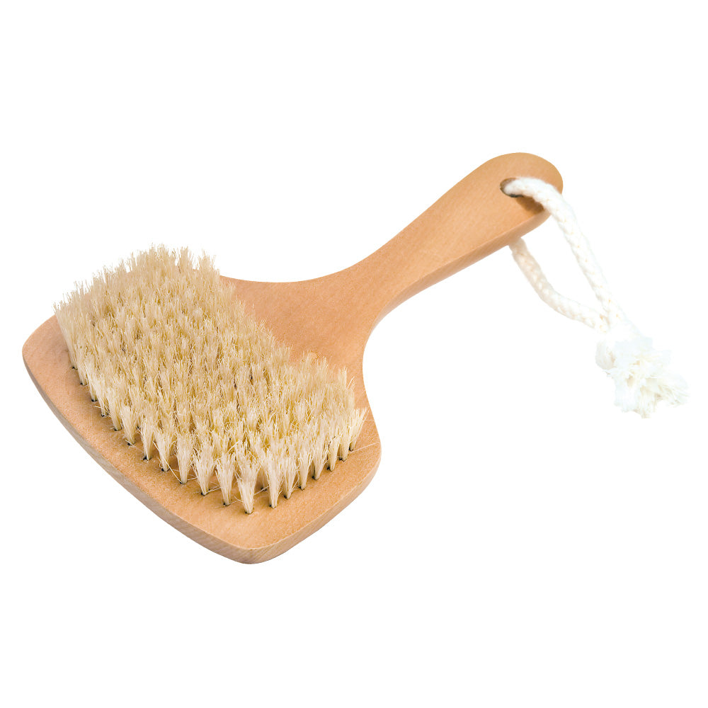 brosse de bain courte et carrée