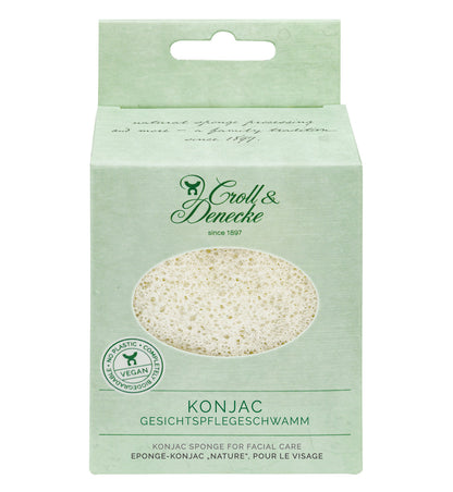 Konjac Gesichtspflegeschwamm, weiß