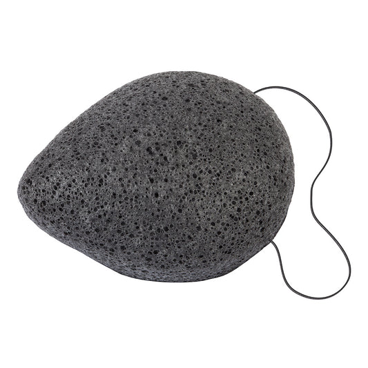 Konjac Gesichtspflegeschwamm, schwarz
