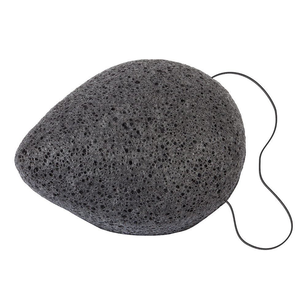 Konjac Gesichtspflegeschwamm, schwarz
