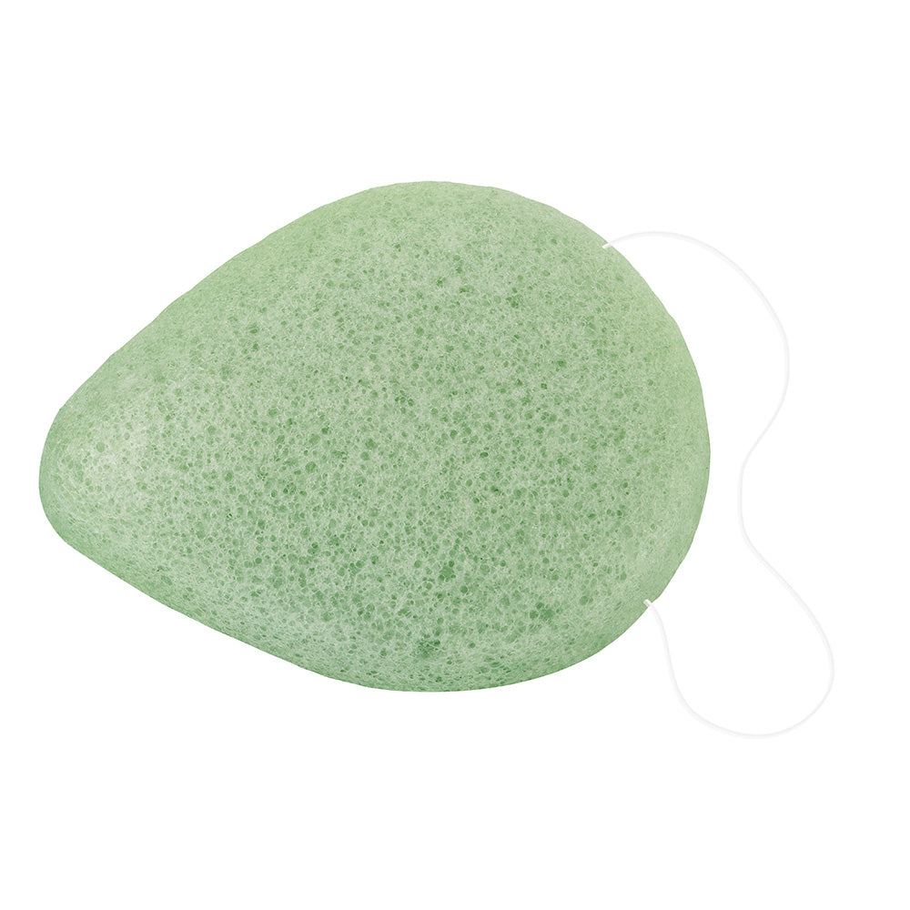 Konjac Gesichtspflegeschwamm, grün