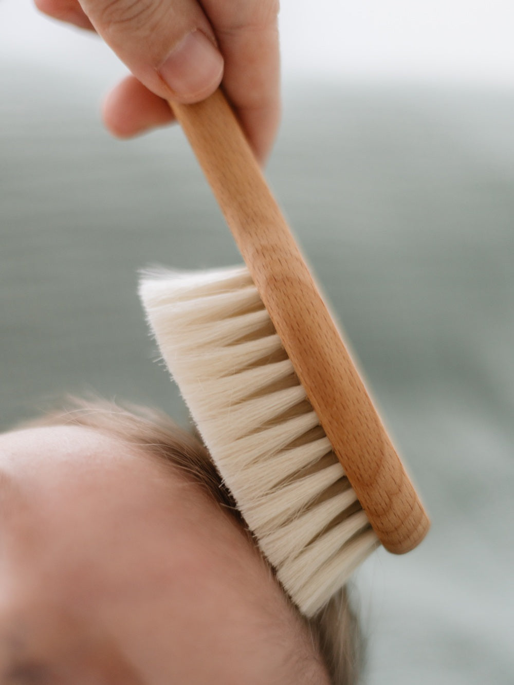 Babyhaarbürste mit Ziegenhaar, FSC® 100%