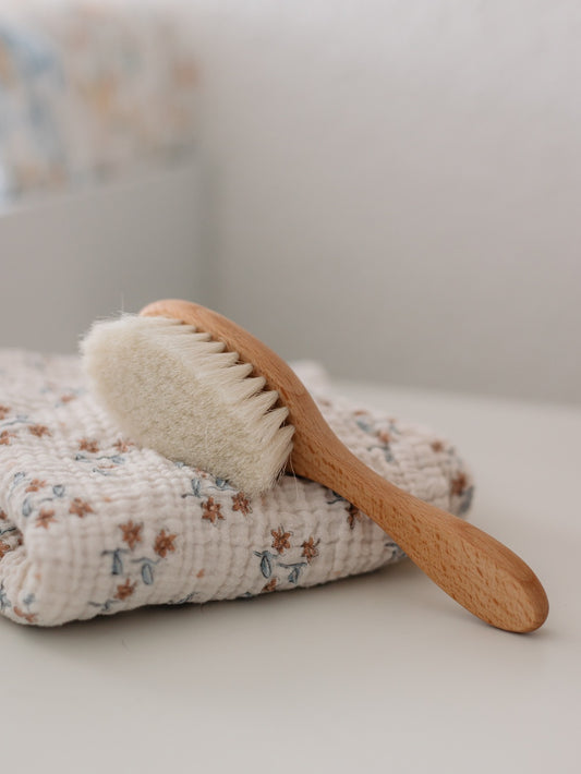 Babyhaarbürste mit Ziegenhaar, FSC® 100%