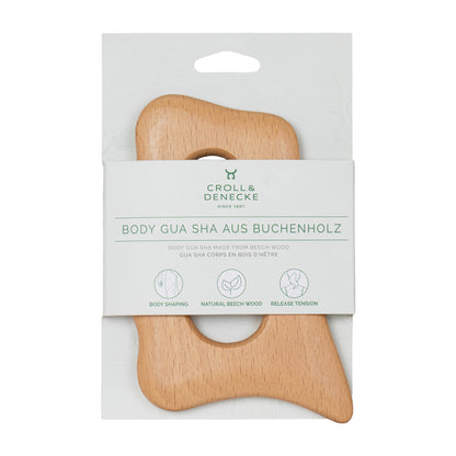 Body Gua Sha aus Buchenholz