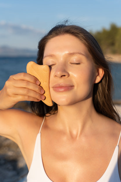 Facial Renewal Set mit echtem Naturstein