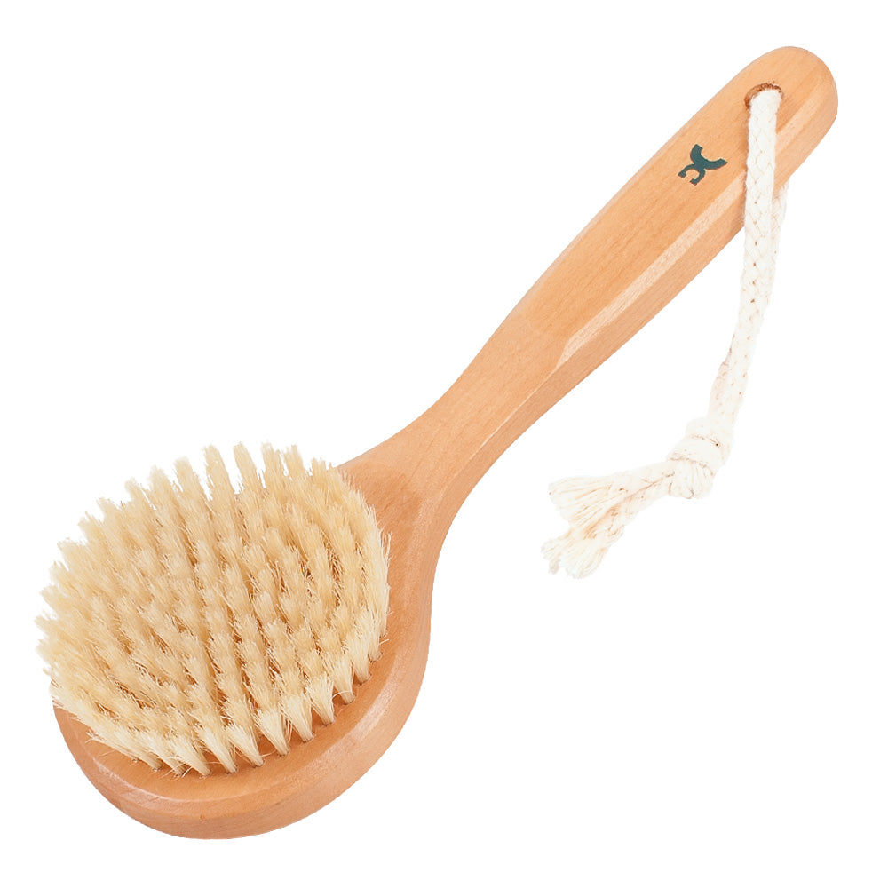 Brosse de bain courte et ronde