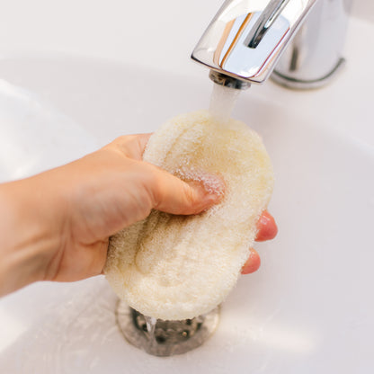 Seifenablage aus Luffa