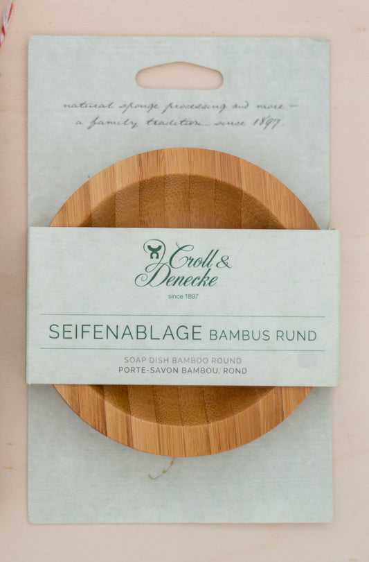 Seifenablage aus Bambus, rund