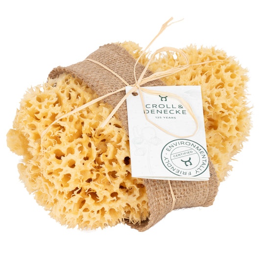 Naturschwamm 18cm, verpackt in Jute natur