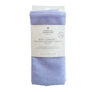 Serviettes de douche exfoliantes (lot de 3)